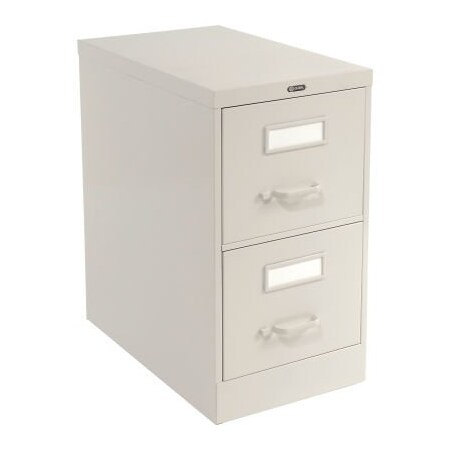 Gec Global Vertical File Letter Size 2 Drawer 25"D, Light Gray 25-201LGR